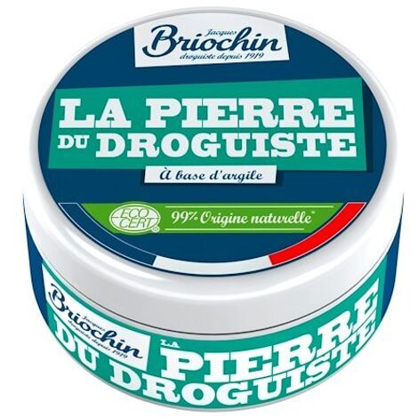 Pierre Ecocert 300 g – Nettoyant multi-surfaces pour éviers, céramique, bijoux – Formule sans solvant, respectueuse de l'environnement – Maison Briochin