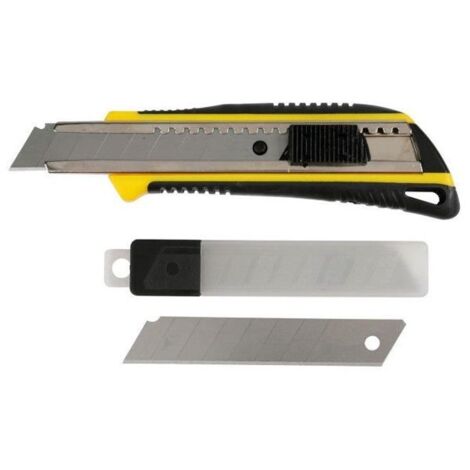 Cutter - 18 MM - Bi-matière - 5 lames - Précision accrue (1/3)