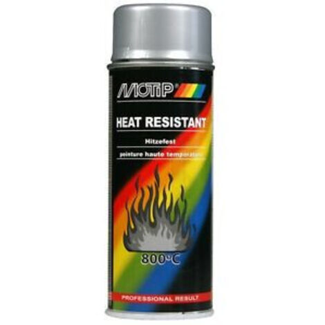 Peinture aérosol haute température argent 400ml – Résiste jusqu'à 800°C – Pour moteurs et étriers de frein – Finition durable (1/5)