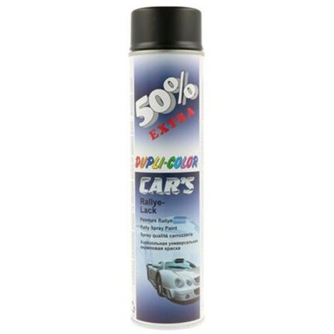 PEINTURE NOIR MAT DUPLI CARS 600 ML