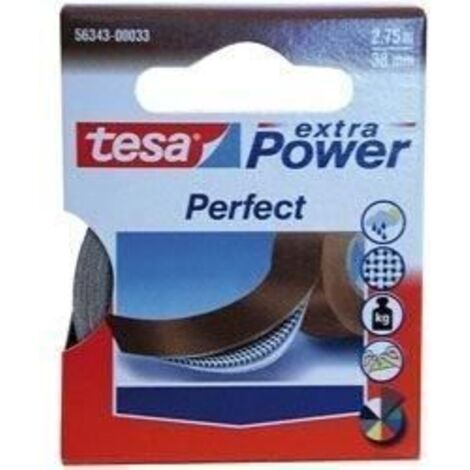 Tesa – Ruban adhésif extra fort marron 2,75m x 38mm – Caoutchouc naturel – Résistant à l'humidité, aux UV et à l'eau – Retirable sans traces - 75mx38mm (1/5)