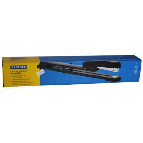 Agrafeuse - RAPESCO - Manta Ray - Long Bras - 25 Feuilles - Noir (1/4)