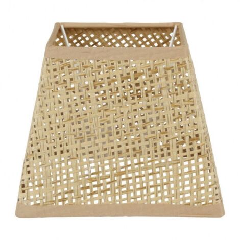 Abat-jour carré blanc, abat-jour de rechange, abat-jour pour lampes de table et appliques murales avec douille E27