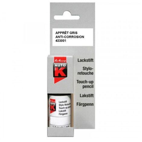 Stylo de retouche peinture Auto-K teinte constructeur Appret Gris standard multi marques (1/4)