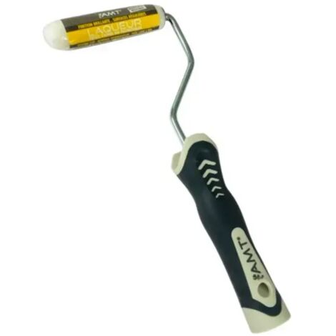 Rouleau peinture laqueur 15mm – Pure laine 5mm – Manche ergonomique – Finition brillante pour surfaces régulières – AMT