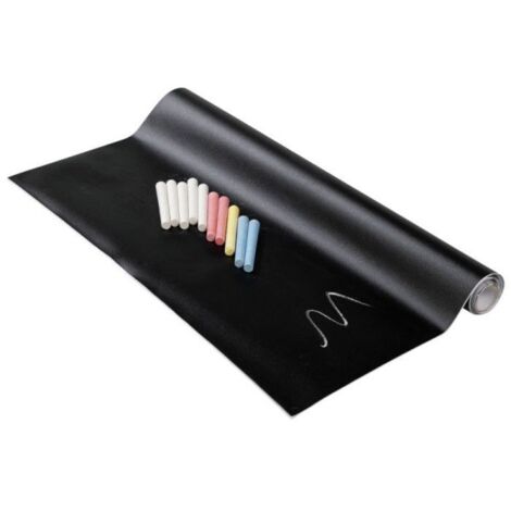 Rouleau Sticker Ardoise 45X100cm - Noir (1/4)