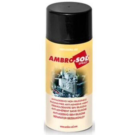 Spray antiadhésif - AMBRO-SOL - I251 - 400 ml - Noir - Excellentes propriétés lubrifiantes