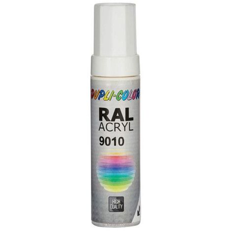Stylo de retouche - Carrosserie - Blanc brillant - RAL 9010 - Dupli-Color (1/2)