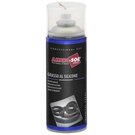 Graisse au silicone - AMBRO-SOL - G002 - 400 ml - Lubrification supérieure - Imperméabilisation (1/2)
