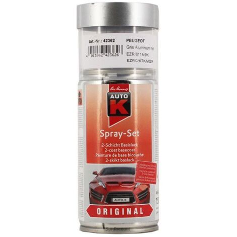 EZR GRIS ALUMINIUM MET (Bombe Peinture 150 ml)....