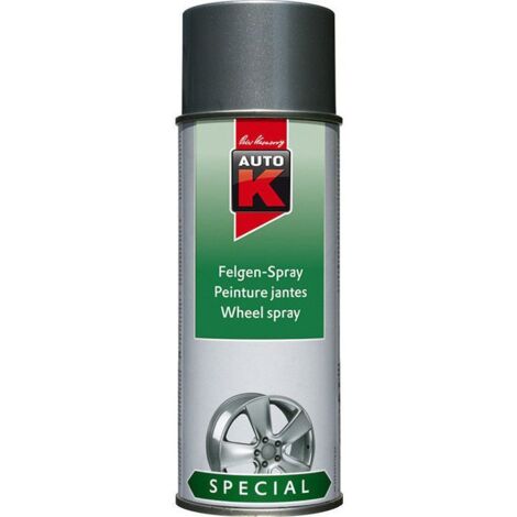 Peinture spécial jantes argent titane Auto-K 400ml (1/2)