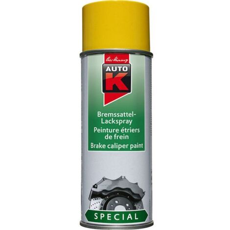 Peinture spécial étriers de freins jaune Auto-K 400ml (1/2)