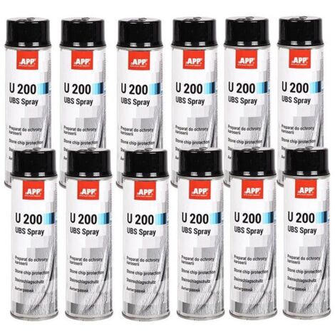 Carton De 12 Antigravillons Blanc U200 Pour Carrosserie Auto - Inclus Pistolet