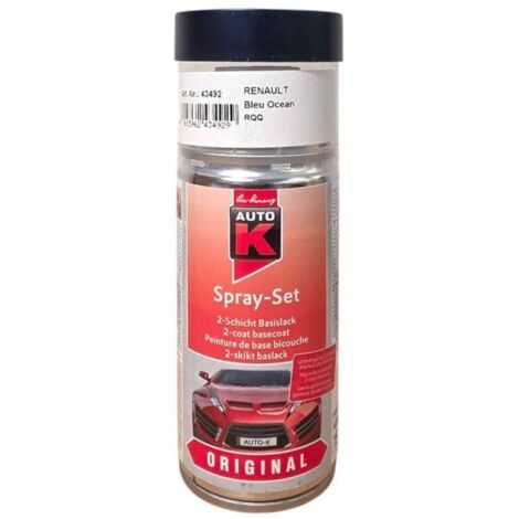 Bombe de peinture pour carrosserie - Renault - RQQ Bleu océan - 150 ml ...