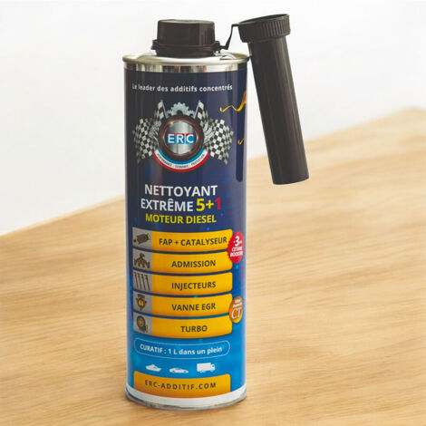 Nettoyant Extrême 5+1 Diesel - Additif Diesel 500 mL - Désencrasse l’Ensemble du Moteur - Redonne de la Puissance au Moteur (1/2)