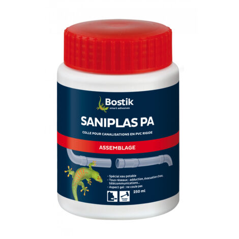 Colle Saniplas Pa Tube & Raccord Boite De 500ml - Bostik (1/4)