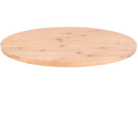 Plateau pivotant en bambou 35 cm – Socle tournant – Présentation élégante pour gâteaux et apéritifs – Hauteur 2,5 cm – Cook Concept