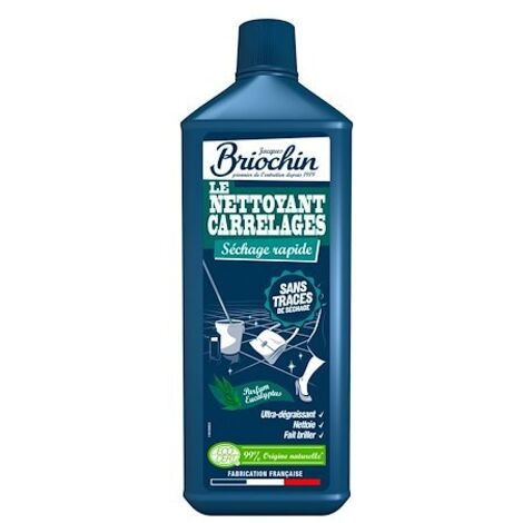 Nettoyant carrelage 1 L – Formule sans rinçage – Séchage rapide – Parfum eucalyptus – Pour sols carrelés et plastifiés – Maison Briochin (1/4)