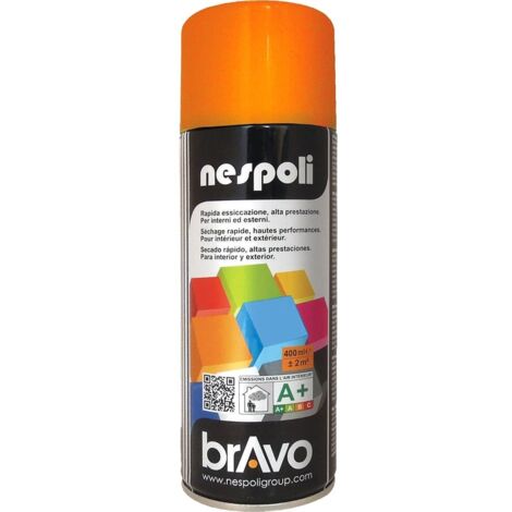 BOMBE PEINTURE AEROSOL PROFESSIONNELLE ORANGE PASTEL 400 ML