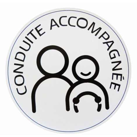 "Conduite Accompagnée" magnétique night &amp day - Disque conduite accompagnée