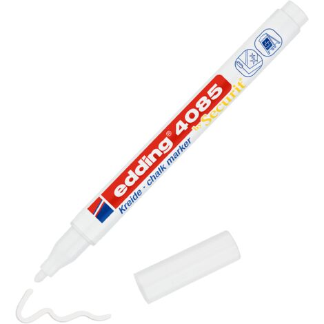 Edding 4085 4-4085049 Marqueur craie blanc 1 mm, 2 mm W698442
