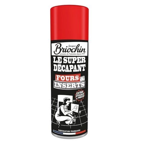 Nettoyant décapant spécial four et inserts – Élimine graisses, suie et goudrons – Mousse adhérente sans couler – 500 ml – Maison Briochin