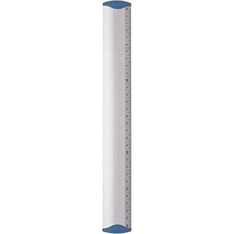 MAPED Règle anti-dérapante Protect system - Aluminium anodisé - 30 cm (1/4)