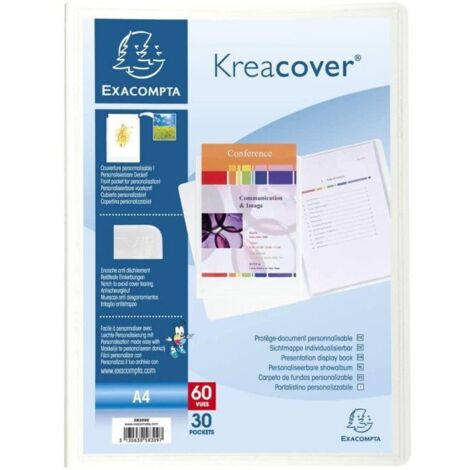 Exacompta 88405E Sichtmappe up-line aus Festem PP 800µ mit 10 Hüllen Exacompta 88405E Sichtmappe up-line aus Festem PP 800µ mit 10 Hüllen