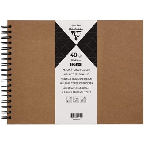 Album Personnaliser Clairefontaine Album à Personnaliser Noir