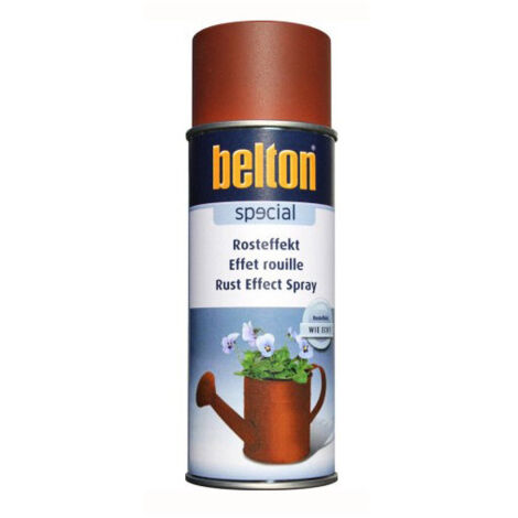 Bombe de peinture effet rouille 400ml – Finition rugueuse pour surfaces métalliques – Séchage rapide – Application facile – Belton