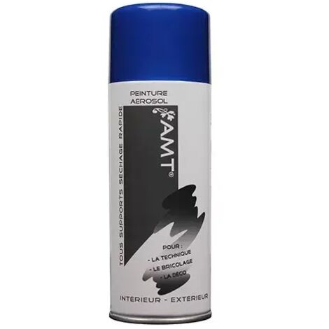 Bombe de peinture aérosol bleu chekington 0,330 L – Peinture acrylique professionnelle pour bois, métal et plastique – Finition mate – AMT - BPA14