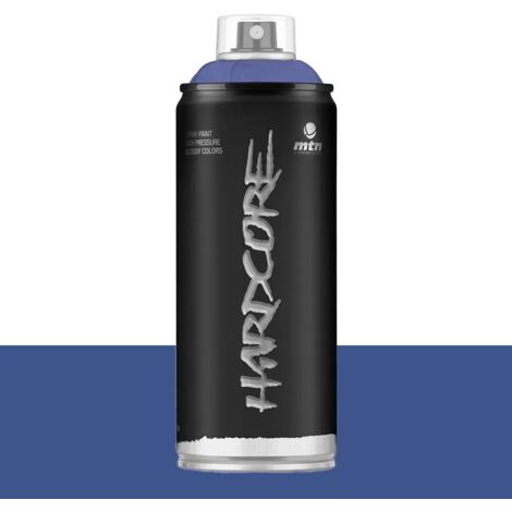 Bombe de peinture aérosol MTN Hardcore Bleu julione (RV-353) 0,4 L (1/2)