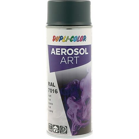 Aérosol de peinture en spray Art gris ma RAL 7016 400 ml Dose de pulvérisation