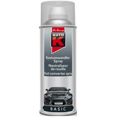 Neutraliseur de rouille époxy 400ml – Transparent – Protection durable pour véhicules – Application directe sur rouille – Auto-K