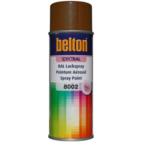 Peinture Aérosol Spectral Brun Securite 8002 400 Ml - Belton