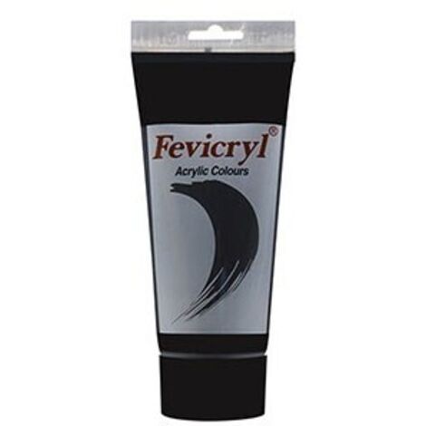 AMT Fevicryl Acrylique Tube Noir (AC20) 0,200 L (1/2)