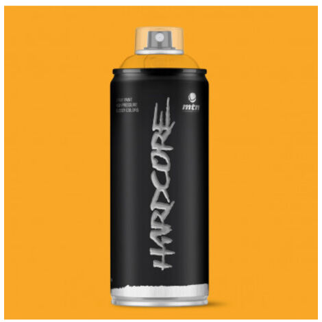 Bombe de peinture - Jaune moyen - RV-1028 - Hardcore MTN - 400ml (1/2)