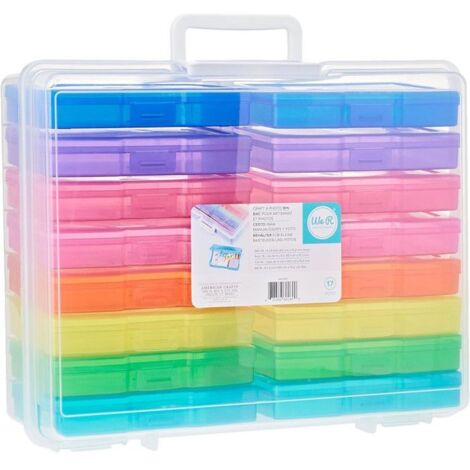 Boîte de rangement - We R Memory Keepers - 660269 - 16 mini cases ...