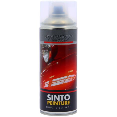 Vernis en aérosol finition satinée 400ml – Haute résistance aux rayures – Pour métal et plastique – Application facile en intérieur et extérieur – Sinto - Ideespray