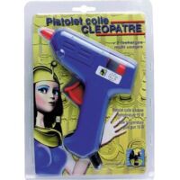 Pistolet à colle 20 W – Support inclus – 2 bâtons de colle 7 mm – Système anti-gouttes pour collage instantané
