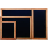 Ardoise murale Woody teck - 30 x 40 cm