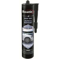 Bostik – Mastic de fixation pour auto et bateau – Colle hybride polymère résistante aux intempéries – Application facile – Noir – 290 ml