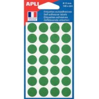 Étui de 168 pastilles de couleur diamètre 15 mm vert
