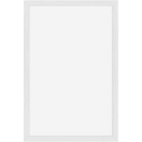 Woody ardoise blanche- Bois finition laqué blanc - feutre-craie + kit de montage inclus - 40x60cm - Securit