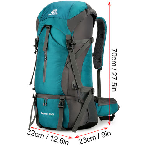 Sac à Dos De Voyage 40L Imperméable FLYKEPER – Léger, Solide Et Super Pratique Pour La Rando