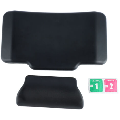 Decdeal Boîte à bagages de moto Coussin de dos en cuir PU en cuir 3 cm d'épaisseur de la queue arrière du dossier d'amortissement de support de support (1/5)