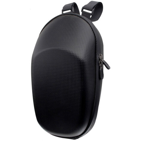 Sac de rangement pour Scooter, sac de guidon de Scooter étanche à la pluie, sac suspendu avant à coque rigide EVA adapté aux trottinettes et vélos pliants, Noir (1/5)