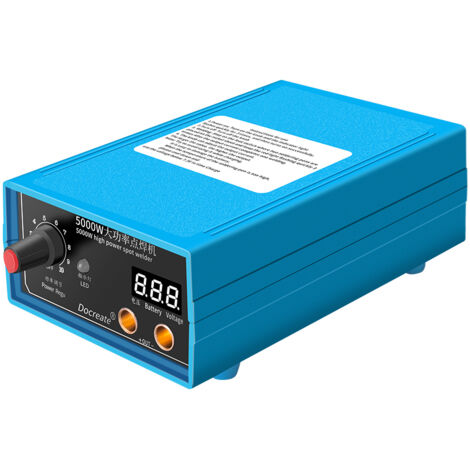 5000W Machine à souder Batterie Nickel Feuille Points Outil de soudage Affichage numérique du tube 10 vitesses de sortie Réglage de la puissance avec pédale (1/5)