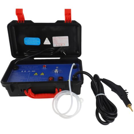 Decdeal 3000W Nettoyer à vapeur pressurisé Portable avec un portable avec la voix Broadcast 3 engrenages Réglable Cold Hot Water Mini lampe de poche multiple Buzle d'extension pour la cuisine (1/5)