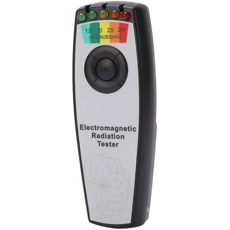 Decdeal Détecteur de champ magnétique pour la chasse, testeur paranormal, rayonnement électromagnétique, compteur EMF (1/5)